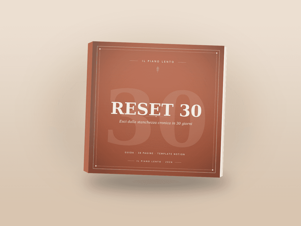 Reset 30 — mockup del prodotto